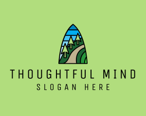 Mountain Path Mosaic  logo design