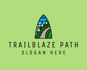 Mountain Path Mosaic  logo design