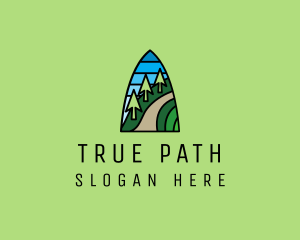 Mountain Path Mosaic  logo design