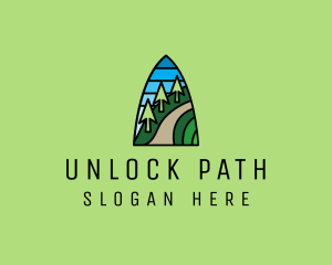 Mountain Path Mosaic  logo design