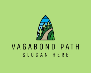 Mountain Path Mosaic  logo design