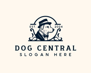 Canine Dog Grooming logo design