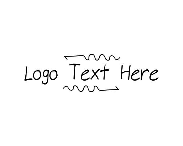 Handwriting logo example 3