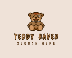  Teddy Bear Monster logo design