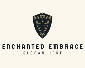 Crest Shield Monarch Ornate logo design