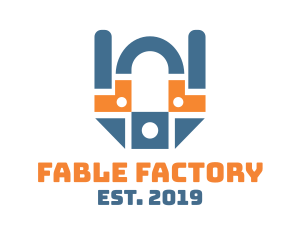 Industrial Factory Machine  logo design