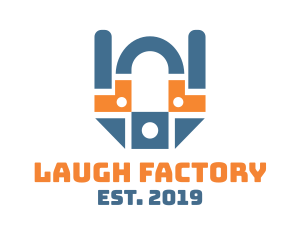 Industrial Factory Machine  logo design