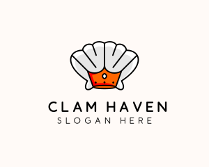 Royal Clam Crown  logo design