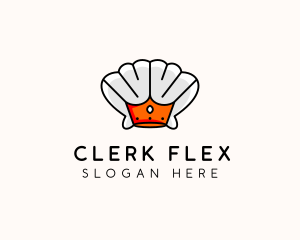 Royal Clam Crown  logo design