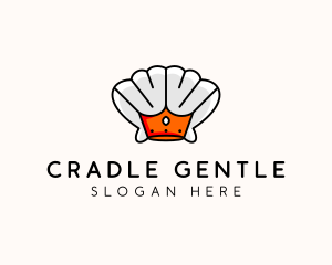 Royal Clam Crown  logo design