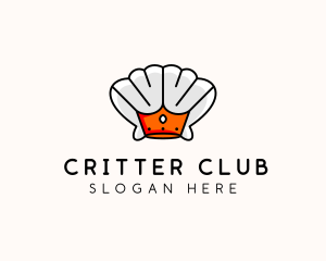 Royal Clam Crown  logo design