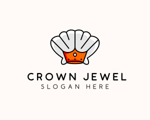 Royal Clam Crown  logo design