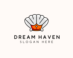 Royal Clam Crown  logo design