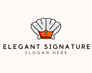 Royal Clam Crown  logo design