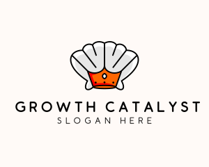 Royal Clam Crown  logo design