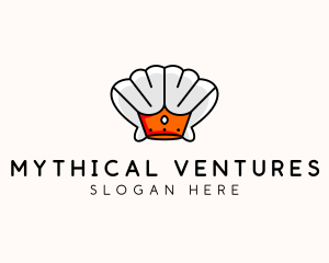 Royal Clam Crown  logo design