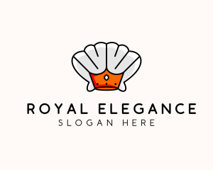 Royal Clam Crown  logo design