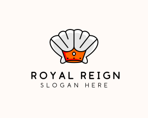 Royal Clam Crown  logo design