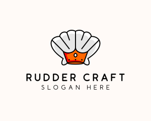 Royal Clam Crown  logo design