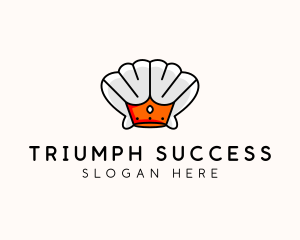 Royal Clam Crown  logo design