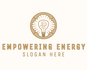 Light Bulb Energy logo design