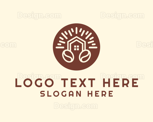 Realty House Coffee Bean Logo