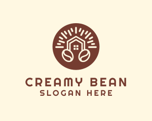 Realty House Coffee Bean logo design