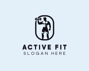 Gym Fitness Bodybuilder logo design