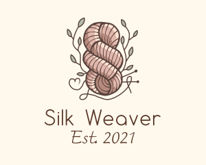 Leaf Thread Knot logo design