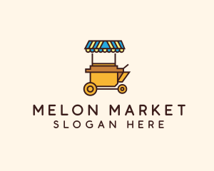 Market Food Cart logo design