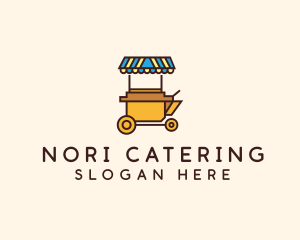 Market Food Cart logo design