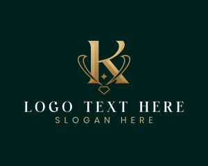 Jewelry Fashion Letter K logo