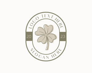 Rustic Clover Leaf Logo