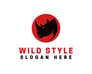 Wild Rhino Clan logo design