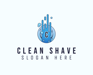 Dishwashing Plate Cleaning logo design