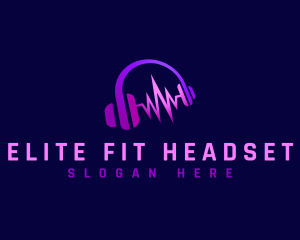 DJ Headphone Headset logo design