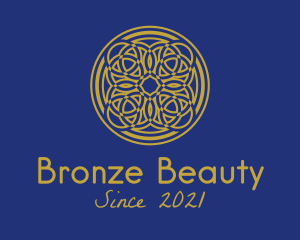 Bronze Moroccan Centerpiece logo design