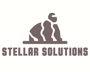 Stone Rock Gorilla logo design