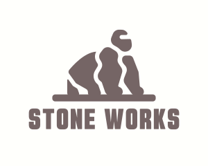 Stone Rock Gorilla logo design