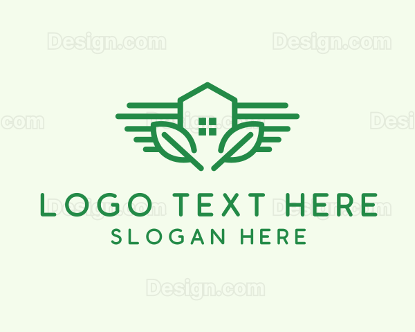 Minimalist Garden House Logo