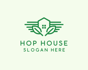 Minimalist Garden House  logo design