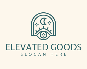 Mystical Moon Eye logo design