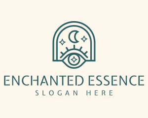 Mystical Moon Eye logo design