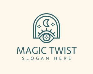 Mystical Moon Eye logo design