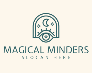 Mystical Moon Eye logo design