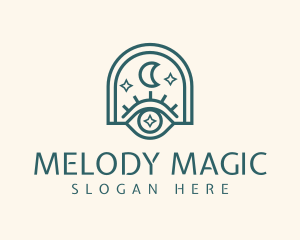 Mystical Moon Eye logo design