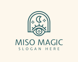 Mystical Moon Eye logo design