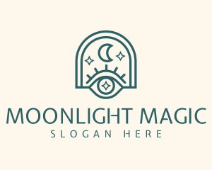 Mystical Moon Eye logo design