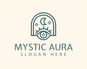 Mystical Moon Eye logo design