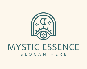 Mystical Moon Eye logo design